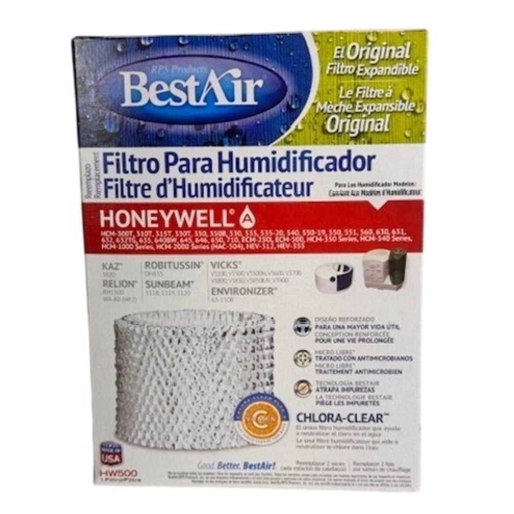 BestAir HW500 Humidifier Replacement Wick Filter HCM Honeywell A KAZ 3020‎